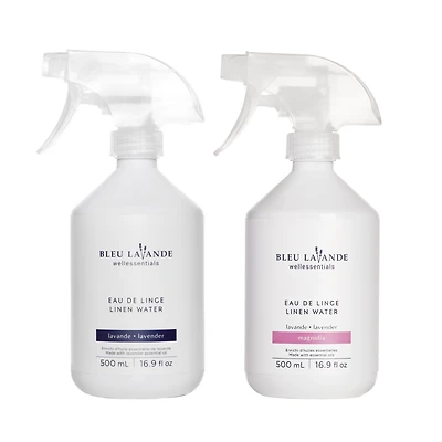 Bleu Lavande Linen Water Duo - Lavender and Magnolia