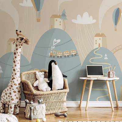 Hot Air Balloons  Wallpaper Mural