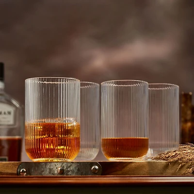 Brilliant verres à soda Vintage, ensemble de 4