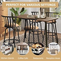 Set of 3 Swivel Counter Barstools 29" by Maison Classique