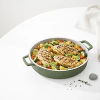 Veraroma™ Die Cast Aluminium Ceramic Non-Stick Casserole With Cover 28cm