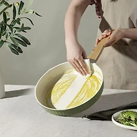 JS GOURMET VerAroma Die Cast Aluminium Ceramic Non-Stick Fry Pan With Ribbed Design