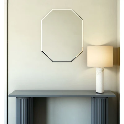 Kirwin Frameless Octagonal Mirror