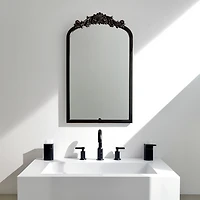 Abigail Baroque Mirror - Black