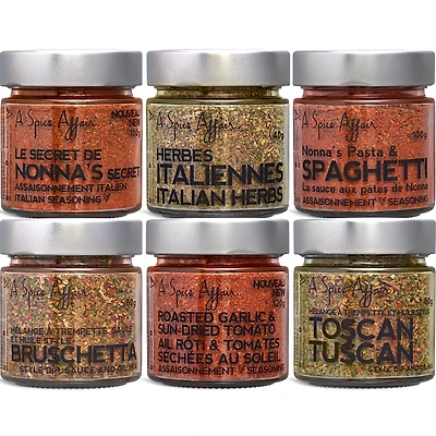 Nonna's Kitchen 6-Pack Spices