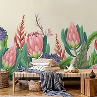 Proteas Flower Wallpaper Mural