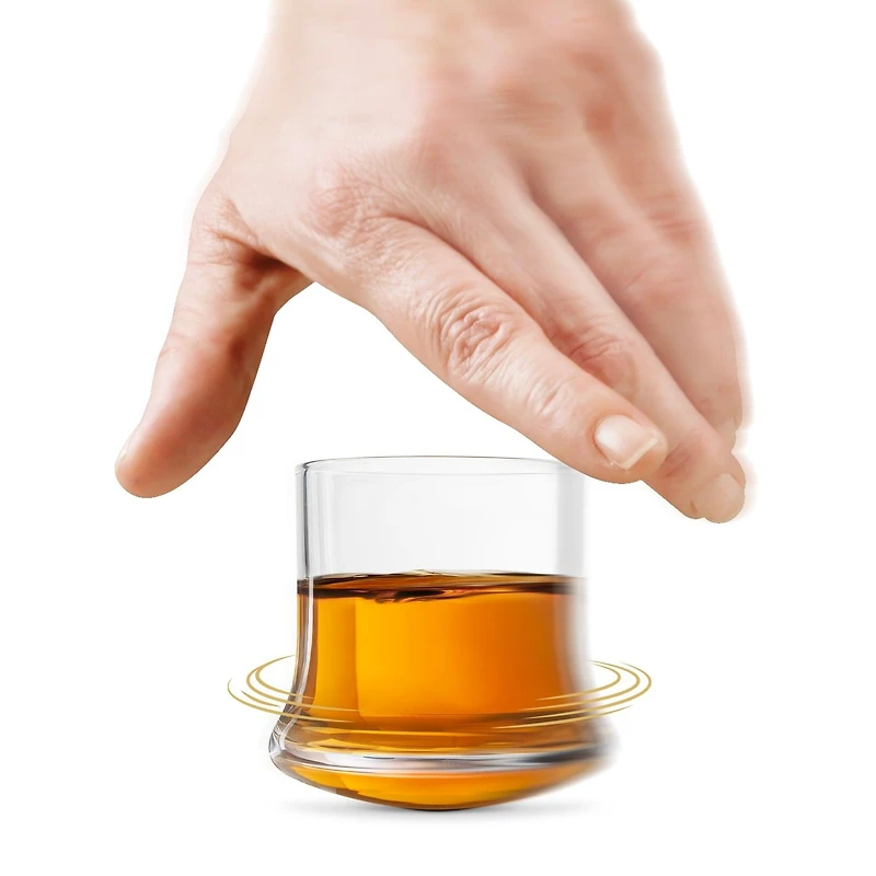 Verres shooters rotatifs Revolve par Final Touch, ensemble de 4 