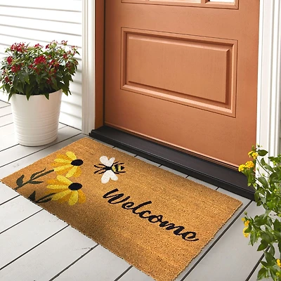 Welcome / Bee Coir Rug