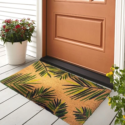 Tapis de coco - Feuilles de palmier