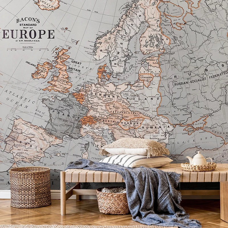 Papier peint mural « Standard Map of Europe »