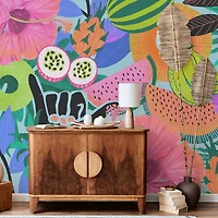 Summer Tropical Mix Wallpaper Mural