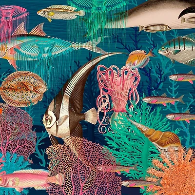 Underwater Sea World Wallpaper Mural