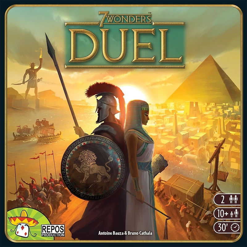 7 Wonders Duel Board Game - French version
