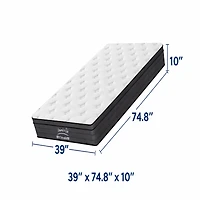 Hybrid Innerspring Memory Foam Mattress, 10" - Twin