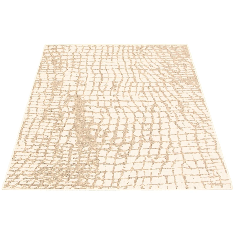 Rattan Look Safari Champagne-Taupe Rug