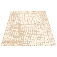 Rattan Look Safari Champagne-Taupe Rug