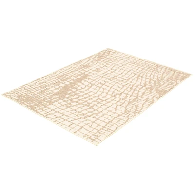 Tapis Rattan Safari Champagne-Beige