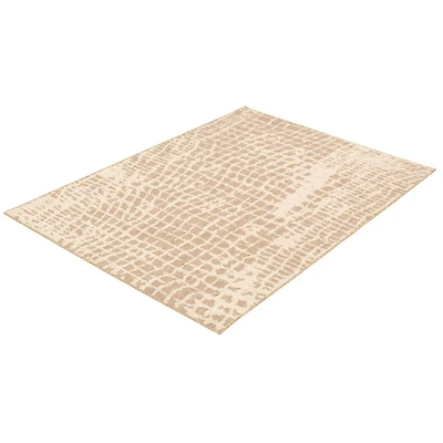 Rattan Look Safari Taupe-Champagne Rug