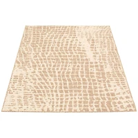 Rattan Look Safari Taupe-Champagne Rug