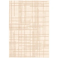 Rattan Look Burburry Champagne-Taupe Rug