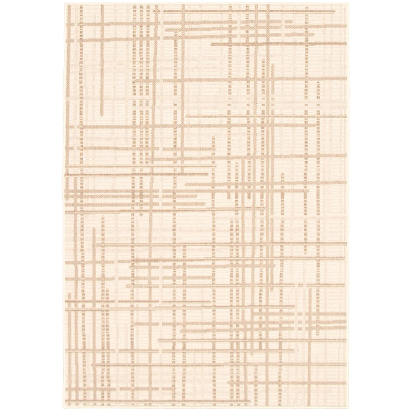 Rattan Look Burburry Champagne-Taupe Rug