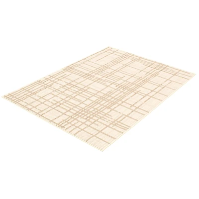 Tapis Rattan Burburry Champagne-Beige