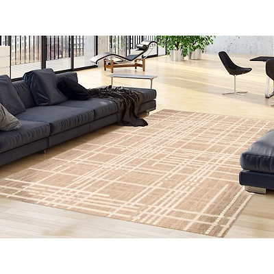 Tapis Rattan Burburry Beige-Champagne
