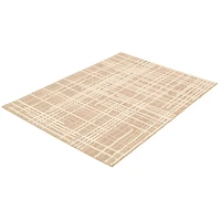 Rattan Look Burburry Taupe-Champagne Rug