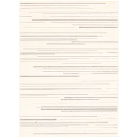 Linear Cream-Silver Rug