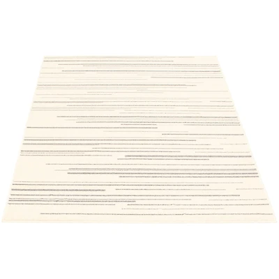 Linear Cream-Silver Rug