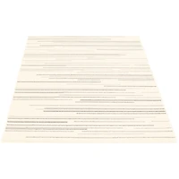 Linear Cream-Silver Rug