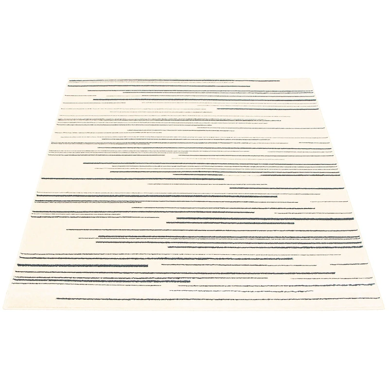 Linear Cream-Grey Rug
