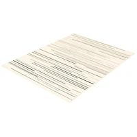 Linear Cream-Grey Rug