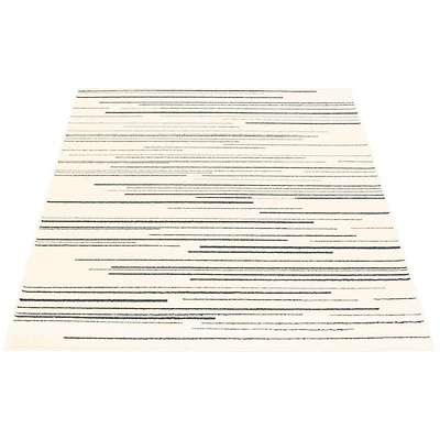 Linear Cream-Grey Rug