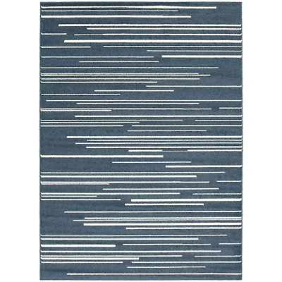 Tapis Linear gris-crème