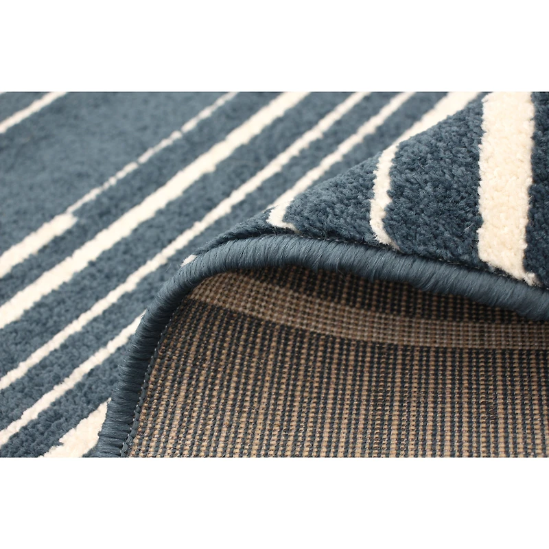 Linear Grey-Cream Rug