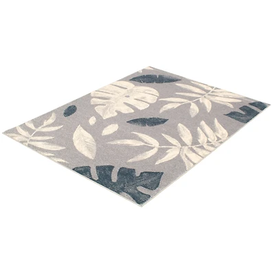 Feuilles Silver-Grey Rug