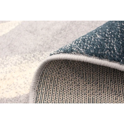 Feuilles Silver-Grey Rug