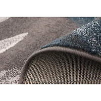 Feuilles Anthracite-Grey Rug