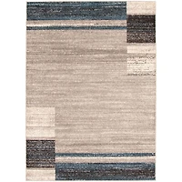 Modern Gabbeh Grey/Blue Rug
