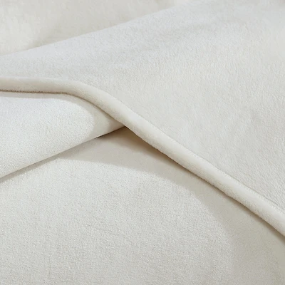 Solid Plush Blanket by Calvin Klein