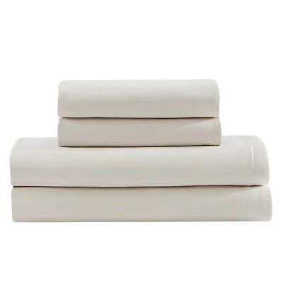 Pearl Edge Sateen T300 Sheet Set by Calvin Klein