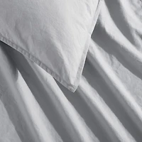 Washed Percale Cotton Duvet Cover Set by Calvin Klein