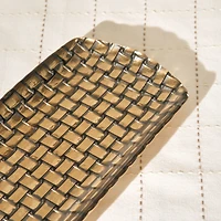 Braid Small Platter - Gold 