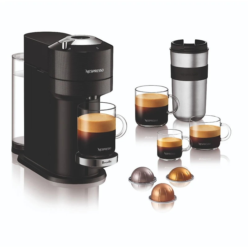 Machine à café et espresso Vertuo Next Premium Noir de Nespresso® par Breville