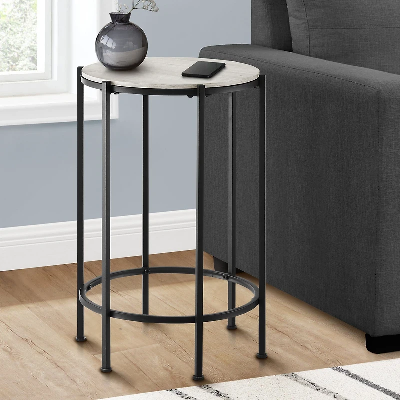 Roslyn Accent Table - Washed Oak
