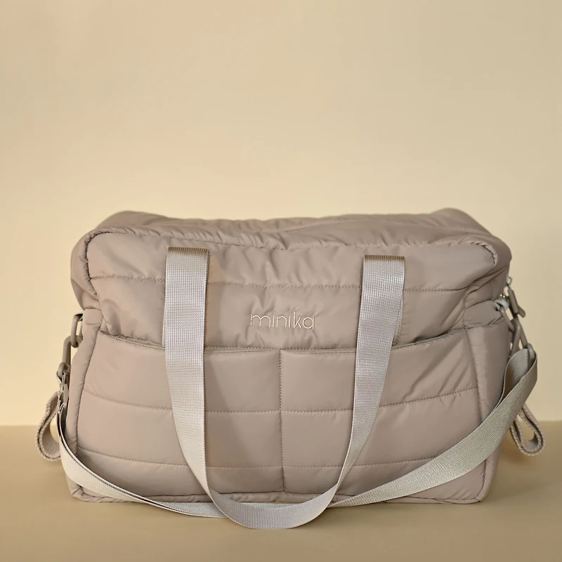 Minika Diaper Bag - Latte