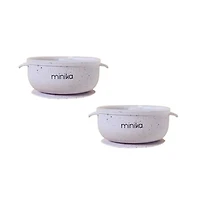Minika Bowl with Suction - Pack of 2