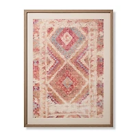 Loloi Garnet Blue and Pink 3'4 " x 2'6 " Wall Art