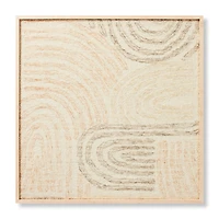 Loloi Rock Garden Grey and Multi 3'4 " x 3'4 " Wall Art